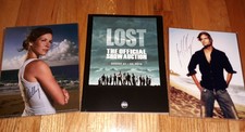 'LOST' THE OFFICIAL SHOW AUCTION CATALOG W/ EVANGELINE LILLY-JOSH HOLLOWAY S.PIC