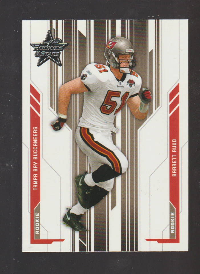 2005 Leaf Rookies & Stars #114 Barrett Ruud RC. Nebraska Cornhuskers HOF - Image 1 of 1