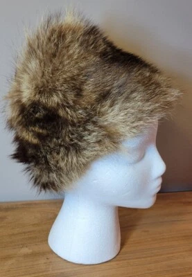 Vintage - Gottesman New York Racoon Fur Winter Cold Warm Hat Sz Small S - Image 1 of 4
