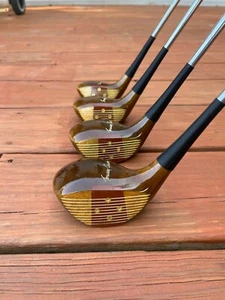 1950's Macgregor Tourney Tommy Armour 693T Persimmon Wood Set 1-4 - Picture 1 of 14