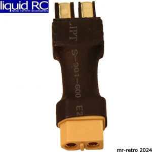Racers Edge 1603 Battery/Esc Adapter: Female XT60 to Male TRX HC - Picture 1 of 2