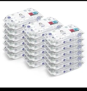 Amazon Brand – Mama Bear Sensitive Unscented Baby Wipes, 1008 Count (18 Packs - Picture 1 of 3