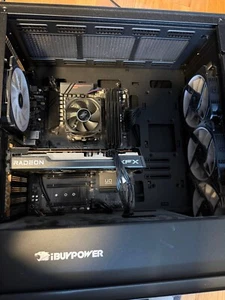 iBuyPower Pro Gaming Desktop SlateMR 215a AMD Ryzen 5 5600g, 3.9 GHz, 32GB RAM - Picture 1 of 7