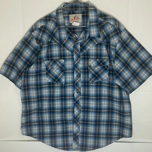 Wrangler American Cowboys Button Up Hemd Herren Gr. 2XL Birne Druckknopf Westernhemd - Bild 1 von 5