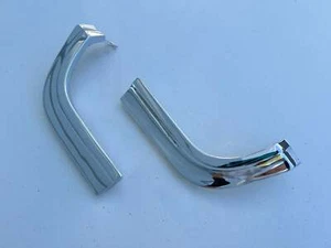 1963 CHEVY IMPALA UPPER EYEBROW MOLDINGS (CHROME) / BEL AIR BISCAYNE LOWRIDER - Foto 1 di 4