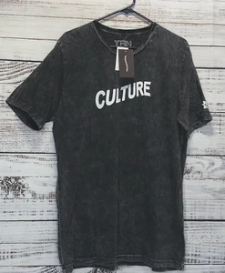 YRN Yung Rich Nation Shirt Mens Size L Black Wash Cotton Culture Graphic - Picture 1 of 16
