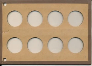 Tablero de monedas MEGHRIG Nº 1422 en blanco 33 mm - Imagen 1 de 2