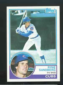 1983 Topps Ryne Sandberg Baseball Rookie Karte #83 Chicago Cubs 1 - Bild 1 von 2