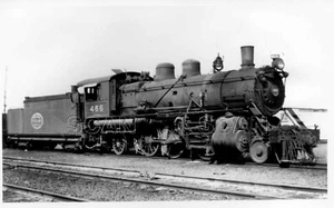 9HH985 RP 1946/1990s SPOKANE PORTLAND SEATTLE RAILROAD 2-6-2 LOCO #466 PORTLAND - Picture 1 of 1