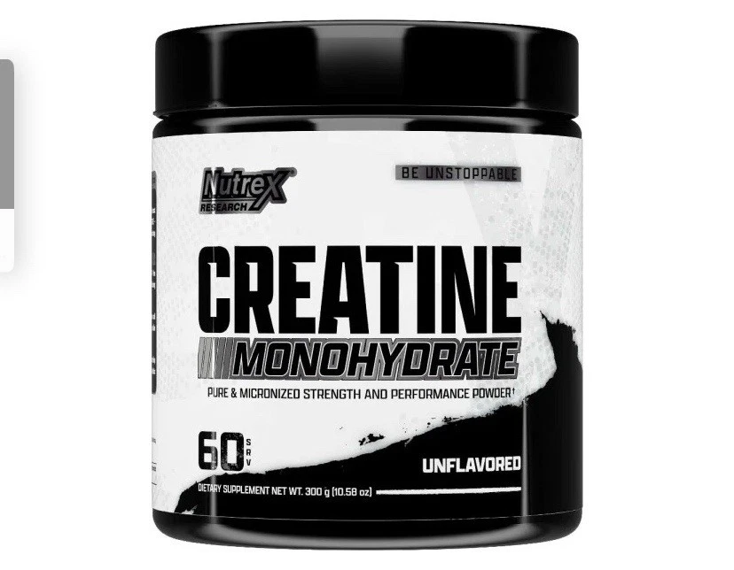 NUTREX CREATINA Monohidrato en Polvo Micronizado Sin Sabor 60 Porciones 300 Gramos Foto 1 de 1