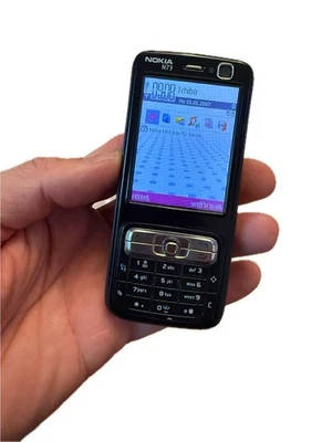 Zweithandy Tastenhandy SimFrei  • gebraucht Nokia N73 Schwarz funktioniert |K - Bild 1 von 4