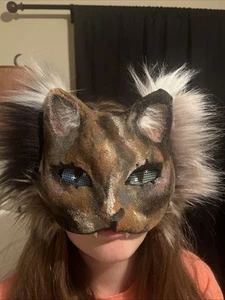 Therian Calico Cat Mask - Picture 1 of 10