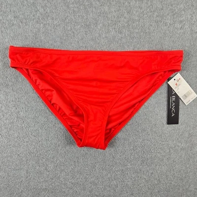NWT La Blanca Bikini Bottom Size 14 Red - Image 1 of 4