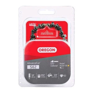 Cadena de sierra de corte avanzado Oregon S62 - 91PX062G, 18" - Kobalt Echo Poulan Craftsman - Imagen 1 de 2