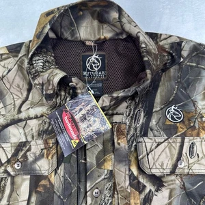 Rutwear Realtree Hunting Shirt Mens S/M Camo Button Up Big Game - Picture 1 of 8