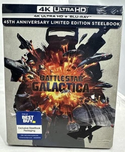 BATTLESTAR GALACTICA 1978 Steelbook 4K Best Buy Exclusive NEW SEALED - Picture 1 of 4