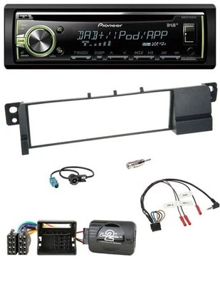 Pioneer DAB USB MP3 Lenkrad CD Autoradio für BMW 3er E46 2001-2007 Quadlock - Bild 1 von 4