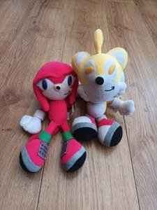 Peluche Knuckles & Tails Fun4All vintage SEGA 2003 - Imagen 1 de 19