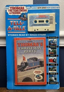 Vintage 1986 Thomas Tank Engine Tell-A-Tale Ringo Starr Kassette Weihnachten Beatles - Bild 1 von 7