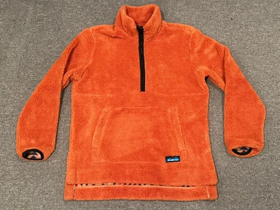 Kavu Fleece Men's Sz S Pullover Print Pocket FLAW - Image 1 of 4