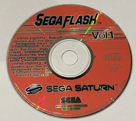 Sega Flash Vol 1 Sega Saturn Demo TESTED - NO CASE