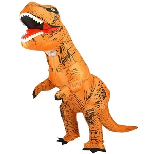 Disfraz de dinosaurio inflable para niños, disfraz de dinosaurio T-Rex niño, inflable T-Re... - Imagen 1 de 8