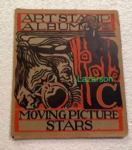 WENTZ SILENT FILM ALBUM W STAMPS ROBERT HARRON RAOUL WALSH MAE MARSH 1914 - Picture 1 of 9