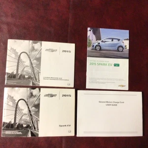 2015 CHEVROLET SPARK EV OWNERS MANUAL BOOKS QUICK REF & CHARGING GUIDE ALL - Picture 1 of 5