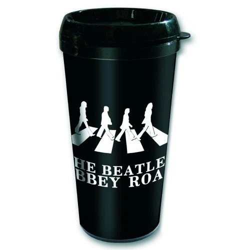 Nuevo: BEATLES - Taza de viaje de plástico Abbey Road, mercancía oficial Foto 1 de 1