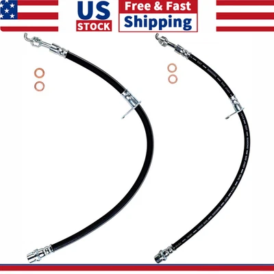 2x Línea de freno de manguera de freno trasera izquierda y derecha para Toyota Camry 1997-2001 Foto 1 de 4