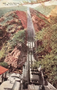 Incline Railway To Mount Lowe Kalifornien Postkarte - Bild 1 von 2