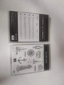 Stampin' Up Sailing Home Cling Stamp Set Cut & Emboss Dies Set - Picture 1 of 10