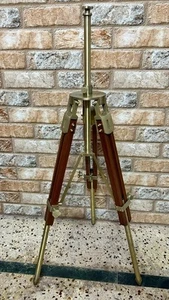 Tripod Nautical Floor Theater Stage Industrial Spot Light & Telescope Tripod - Picture 1 of 8