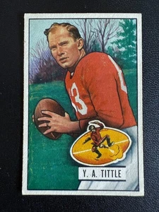 1951 Bowman Y.A. Tittle #32 sehr guter Zustand *zentriert *lesen* - Bild 1 von 2