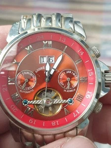 MONTRE ANDRE BELFORT GENEVE ETOILE POLAIRE ROUGE QUASI NEUVE MODELE AB 4410 - Foto 1 di 8