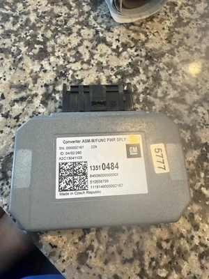 Chevrolet Equinox 2020-2022 módulo de control convertidor de fuente de alimentación multifunción  Foto 1 de 4