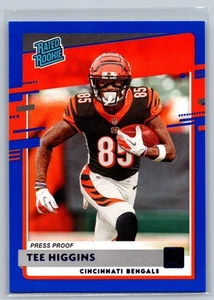 2020 Donruss #310 Tee Higgins Press Proof Blue - Bild 1 von 2