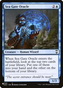 Sea Gate Oracle The List XQX MTG Magic - Foto 1 di 1