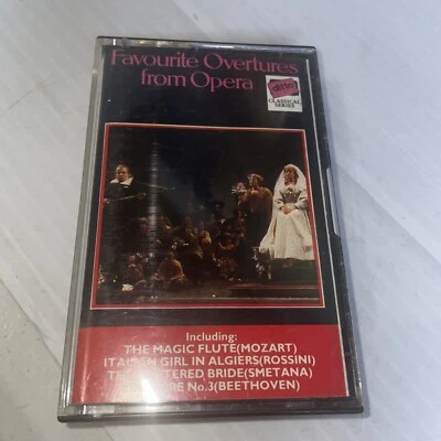 Favorite Opera Overtures- Mozart Rossini Beethoven Smetana- Cassette Tape - Image 1 of 2