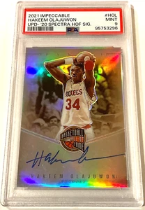 2021 Panini Impeccable Hakeem Olajuwon „The Dream“ Spectra HOF Auto Card - Bild 1 von 2