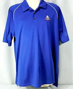 US Open Congressional 2011 Tournament Adidas ClimaCool Blue Golf Polo Shirt XL - Picture 1 of 6