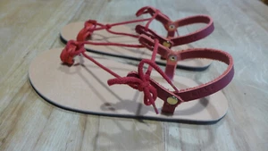 Barfußsandale Die Ahle Naturschuhe "Smarty" rot Gr.41 - Bild 1 von 3