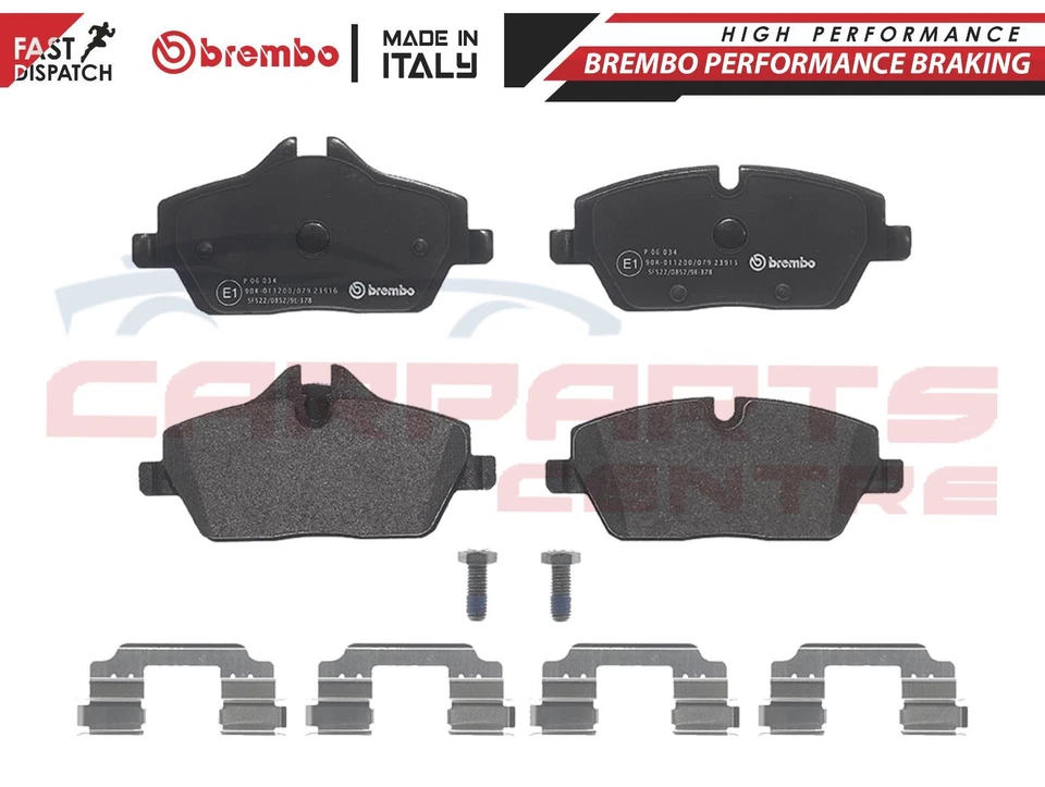 JUEGO PASTILLAS FRENO DELANTERO BREMBO BMW SERIE 1 E81 E87 E88 E82 116d 116i 118d 118i Foto 1 de 1