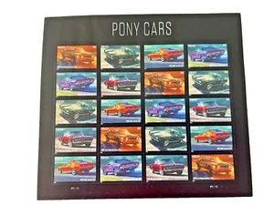 2022 PONY CARS FOREVER BRIEFMARKEN 20ER-BOGEN POSTFRISCH SCOTT 5715-19 - Bild 1 von 2