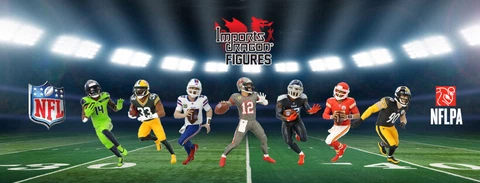NFL Imports Dragon Series 1&2&3Figures - You HAVE TO pick 6 Of Your Choice-BULK Cover