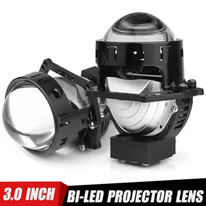 Bi LED Projector Lens 3.0'' LED Headlight Hi-Lo 120W 6000K Universal Retrofit - Bild 1 von 12