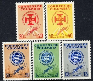 1144 - Colombia 1962 - The World United Against Malaria - MNH Set - Picture 1 of 2