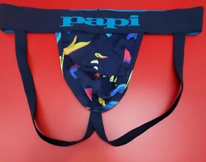 Papi Men's Jock Strap Polyester Stretch Size Small - Picture 1 of 3