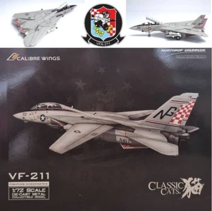 Grumman F-14A Tomcat USN VF-211 Fighting Checkmates, Calibre Wings 1/72 CA721417 - Picture 1 of 21