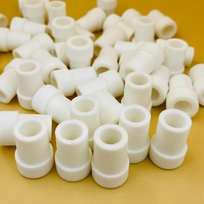 10 peças conversor de tubo de sucção dental adaptador de sucção ejetor de saliva 16mm - Imagem 1 de 4